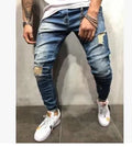 Distressed Stretch Jeans Pants For Men - Men's Jeans - LeStyleParfait