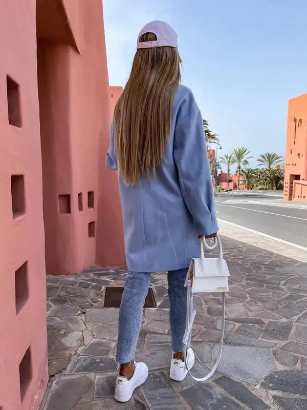 Double-Breasted Women Winter Coat - Winter Coat - LeStyleParfait