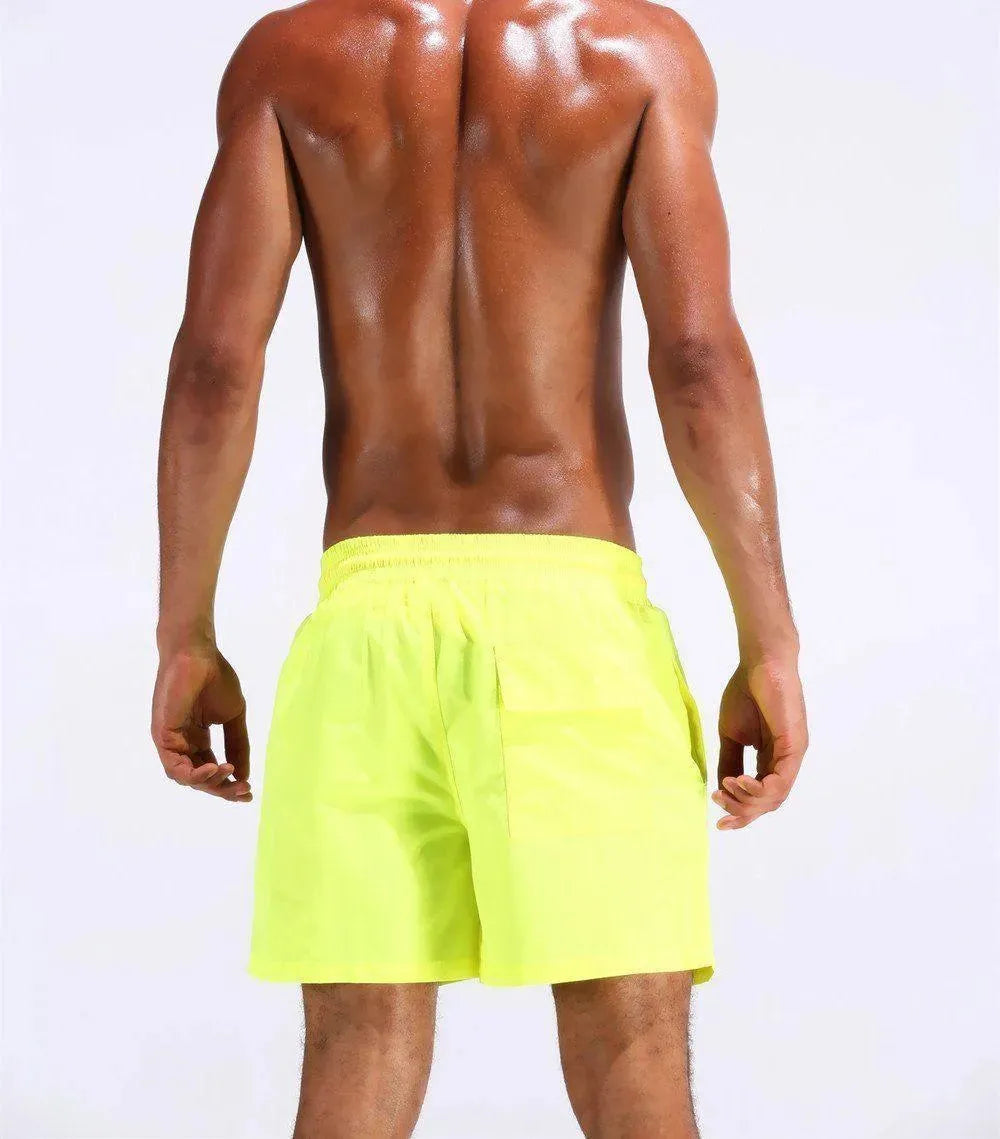 Drawstring Men Beach Shorts - Beach Shorts - LeStyleParfait