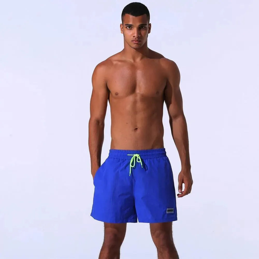 Drawstring Men Beach Shorts - Beach Shorts - LeStyleParfait