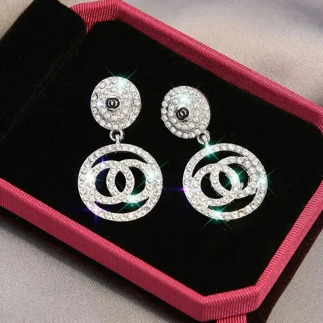 Drop Earrings Gold & Silver For Women - Earrings - LeStyleParfait