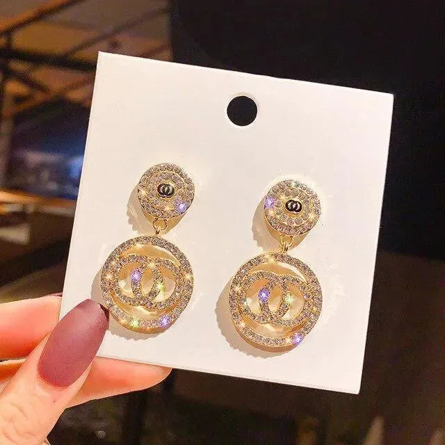 Drop Earrings Gold & Silver For Women - Earrings - LeStyleParfait