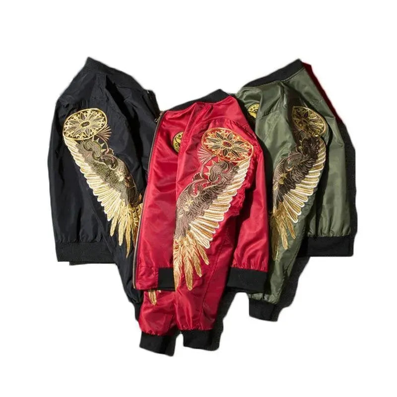 Eagle Wings Bomber Jacket - Bomber Jacket - LeStyleParfait