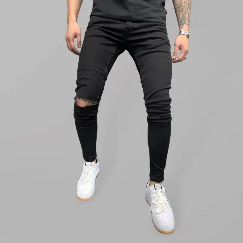 Men Ripped Skinny Fit Jean - Men's Jeans - LeStyleParfait