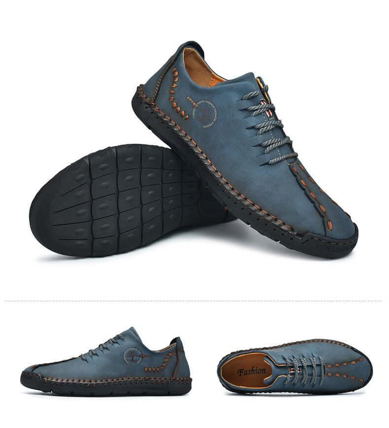 Edoardo - Lace-Up Leather Shoes - Casual Shoes - LeStyleParfait