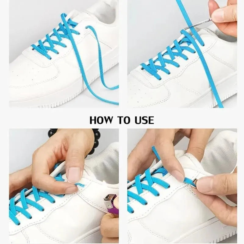 Elastic No Tie Shoelaces, 1 Pair - Shoelaces - LeStyleParfait