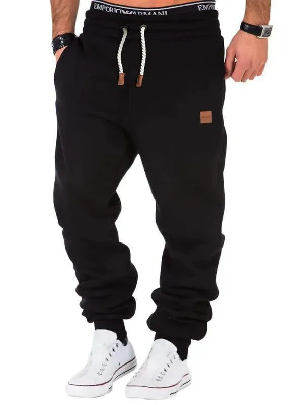 Elastic Waist Sports Men Sweatpants - Sweatpants - LeStyleParfait