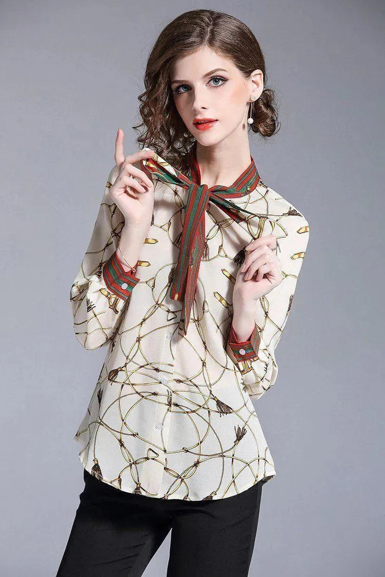 Elegant Chiffon Blouse - Women's Shirt - LeStyleParfait