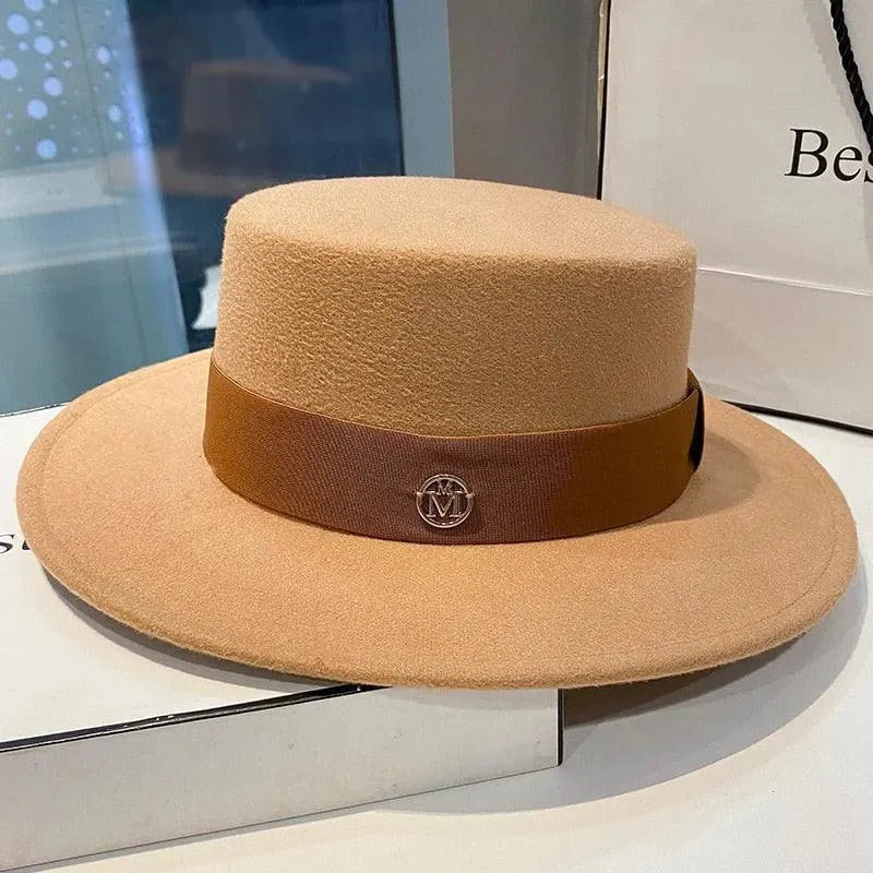 Elegant Fedora Hats for Women - Flat Top - Fedora Hat - LeStyleParfait