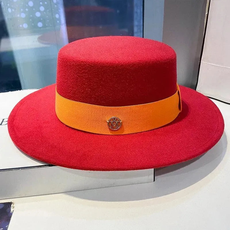 Elegant Fedora Hats for Women - Flat Top - Fedora Hat - LeStyleParfait