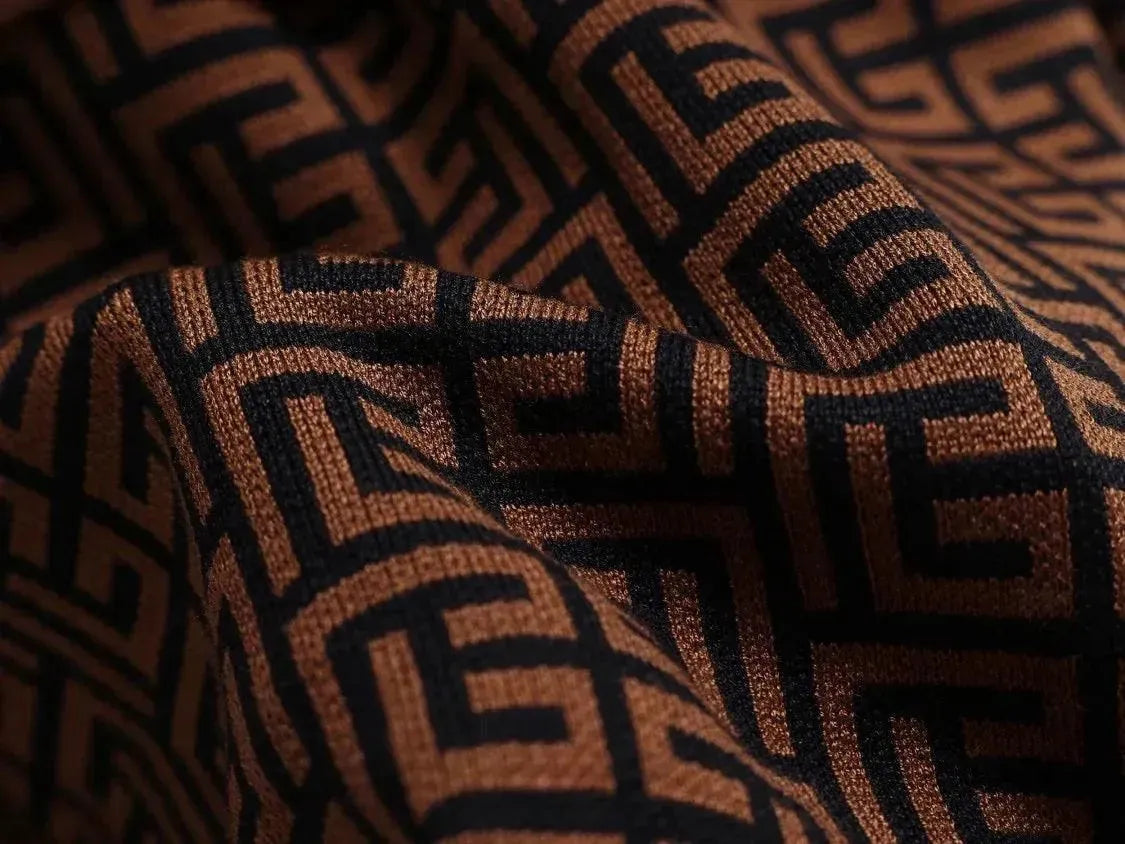 Elegant Women Geometric Tailored Three-Piece Pants Set - Geometric Pants Set - LeStyleParfait