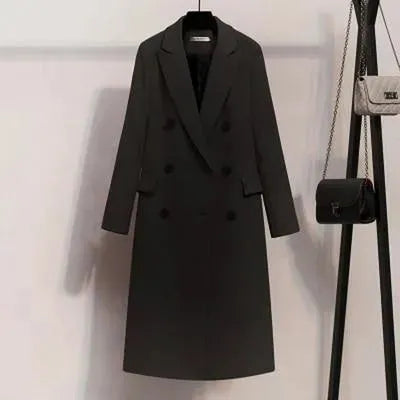 Fashion Double-Breasted Women Overcoat - Overcoat - LeStyleParfait