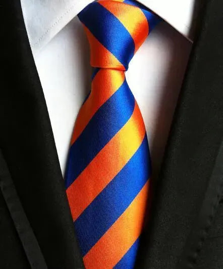 Fashion Striped Silk Neckties For Men - Necktie | LeStyleParfait-Necktie