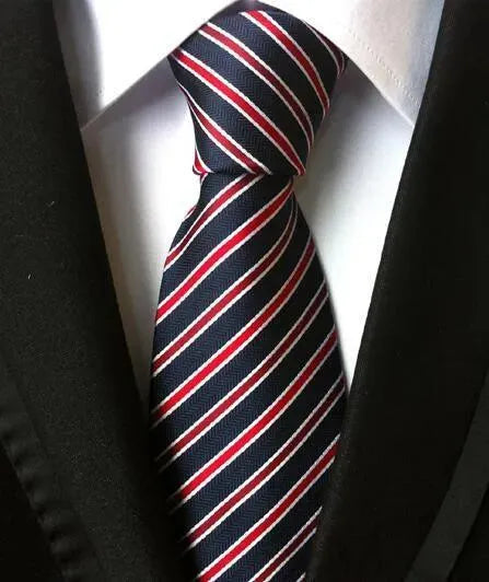 Fashion Striped Silk Neckties For Men - Necktie | LeStyleParfait-Necktie