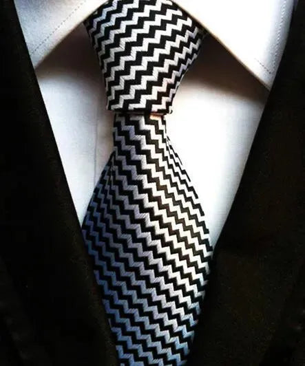 Fashion Striped Silk Neckties For Men - Necktie | LeStyleParfait-Necktie