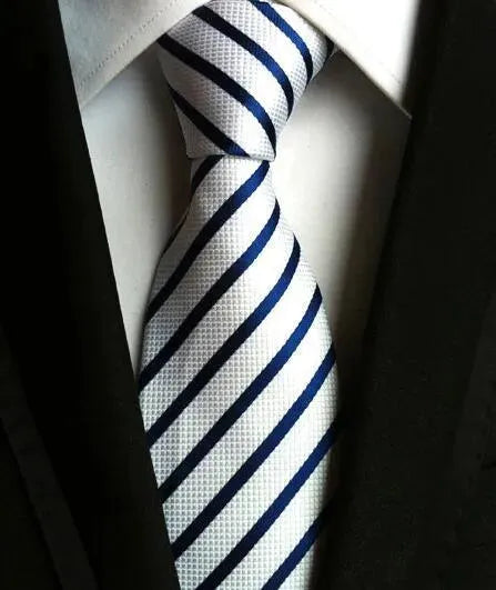 Fashion Striped Silk Neckties For Men - Necktie | LeStyleParfait-Necktie
