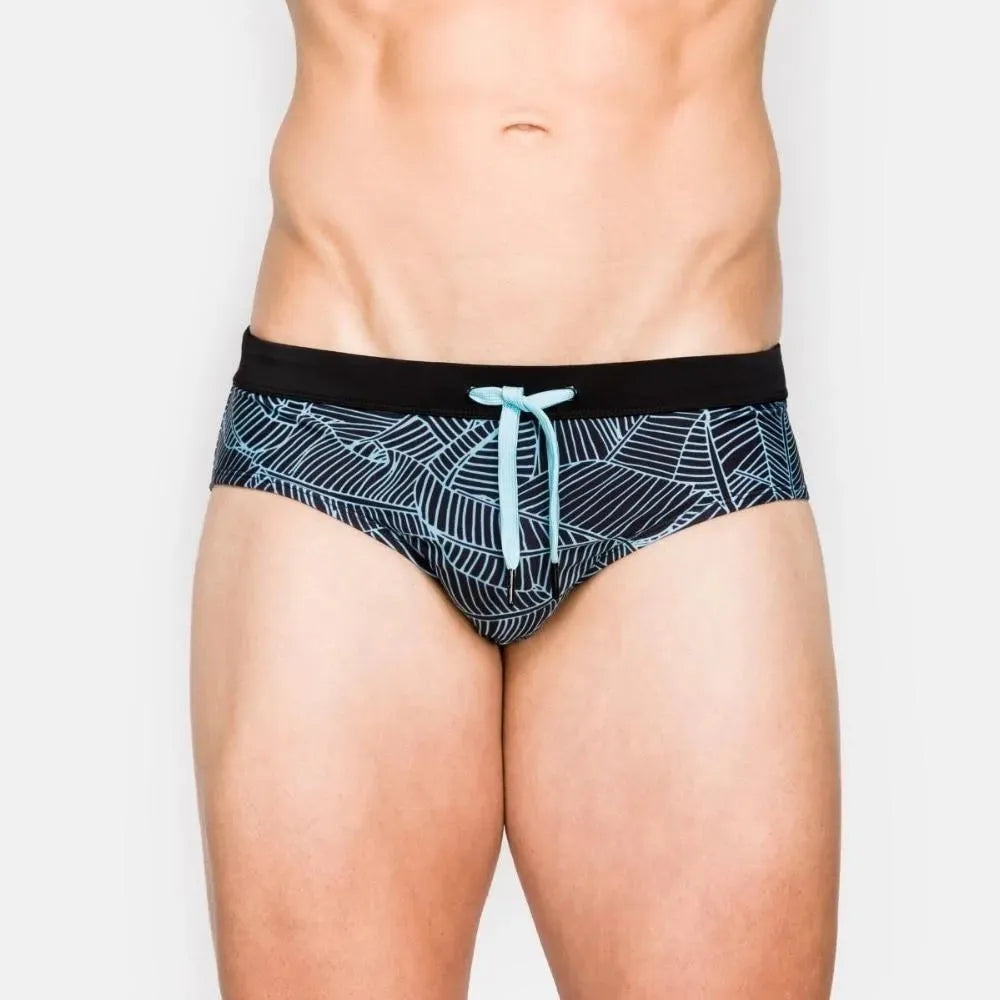 Flamingo Print Men Briefs - Swim Brief - LeStyleParfait