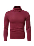 Fleece Pullover Turtleneck Men Sweater - Pullover Sweater - LeStyleParfait