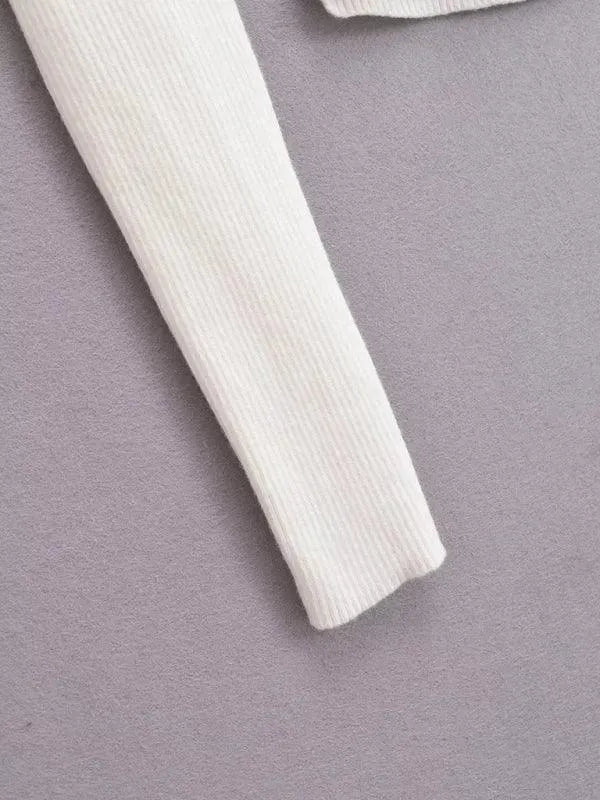 LeStyleParfait Women's Sweaters Casual Cardigan Plain-Solid V-Neck Long Sleeves-Cardigan Sweater