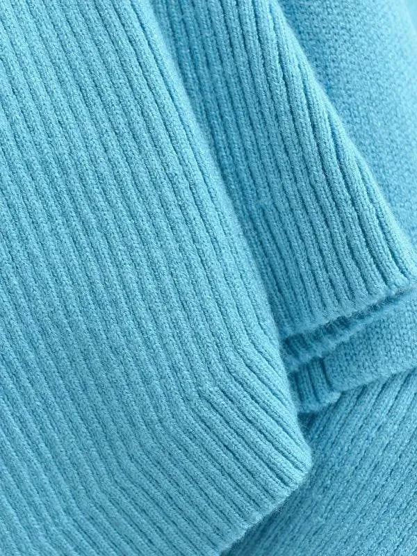 LeStyleParfait Women's Sweaters Casual Cardigan Plain-Solid V-Neck Long Sleeves-Cardigan Sweater