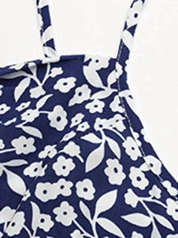 A-line,a-line dress,casual,casual dress,casual fit dress,cotton,cotton dress,floral,floral dress,flowy,flowy dress,ladies Wrinkle resistant,midi,midi hemline dress,Quick drying midi dress,sleeveless,sleeveless dress,slip-on,slip-on dress,square,square neckline dress,straight,summer,summer dress,sundress,sundress dress-LeStyleParfait