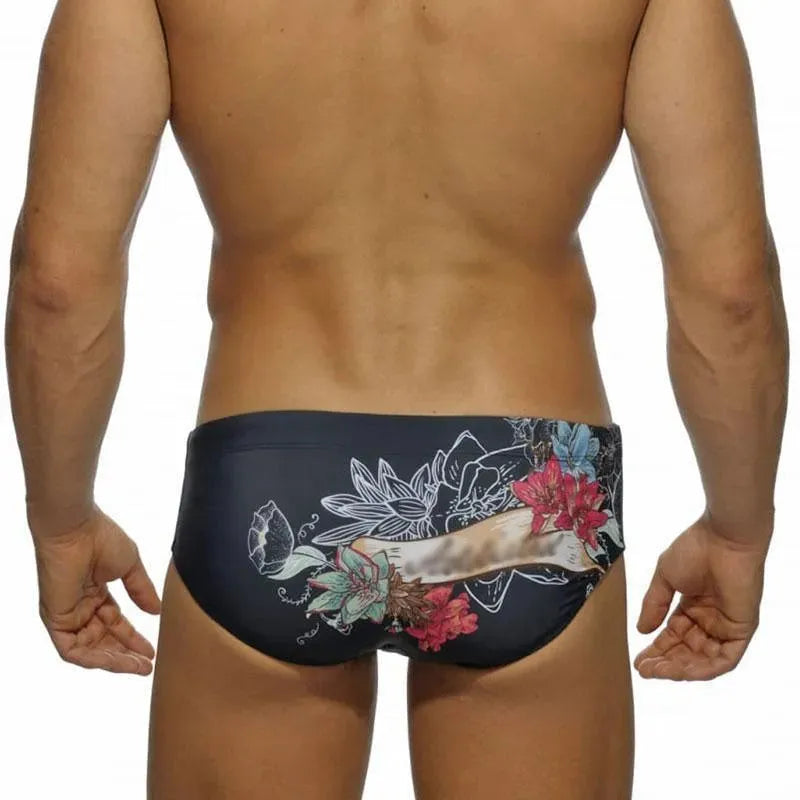 Floral Swim Briefs For Men - Swim Brief - LeStyleParfait