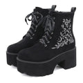 LeStyleParfait Shoes Women's Ankle Boots PU Leather Boots-Boots