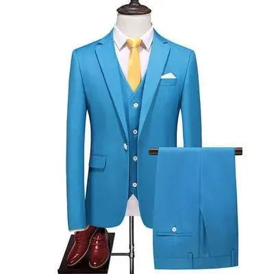 Formal Three Piece Business Suit - Three Piece Suit - LeStyleParfait
