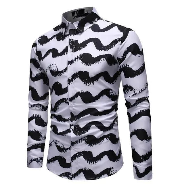 Galo Slim Fit Casual Shirt For Men - Long Sleeve Shirt - LeStyleParfait