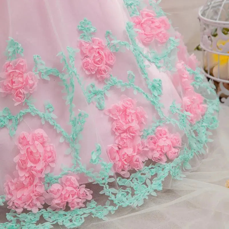Girls Dress, Baby Princess Dress, Baptism Dress - Girls Dresses - LeStyleParfait