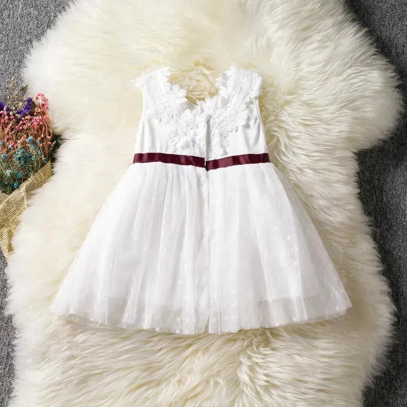 Girls Dress, Baby Princess Dress, Baptism Dress - Girls Dresses - LeStyleParfait