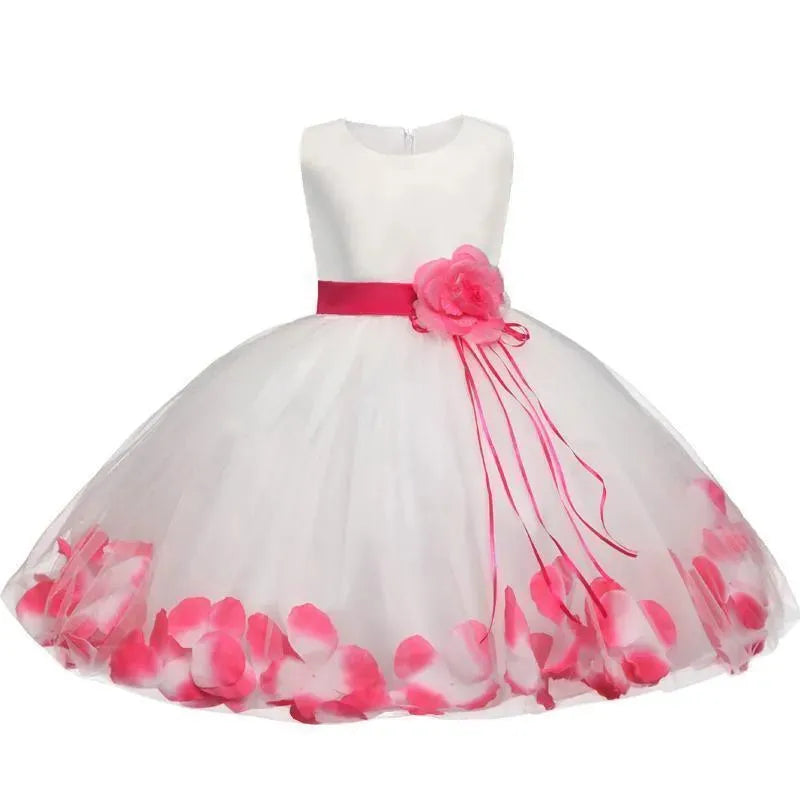 Girls Dress, Floral Baby Girl Baptism Dress - Girls Dresses - LeStyleParfait