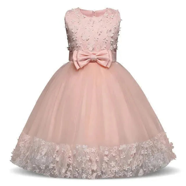Girls Dresses, Flower Girl Dress, Sleeveless - Girls Dresses - LeStyleParfait