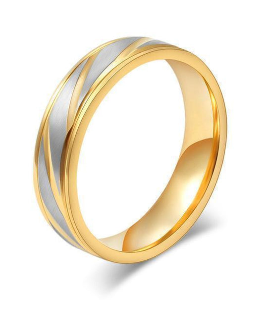 Gold Wedding Rings- Wedding Jewelry - Rings - LeStyleParfait