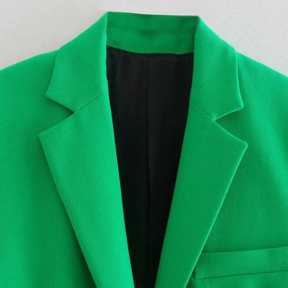 Green Mini Skirt Suit - Skirt Suit - LeStyleParfait