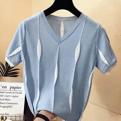 HaileeKnitted Women Tops - Blouse - LeStyleParfait