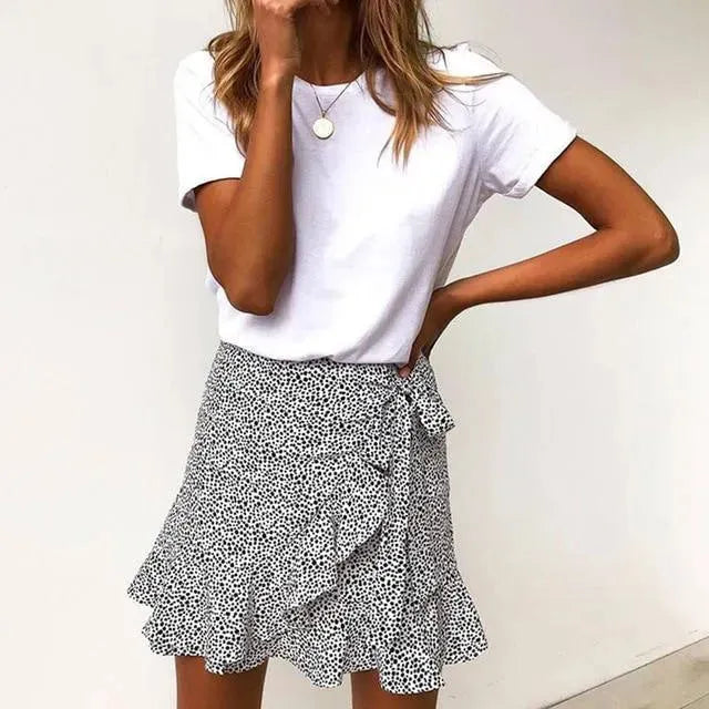 Happy Hour Leopard Mini Skirt - Skirt - LeStyleParfait