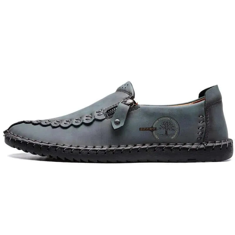 Harlow - Casual Leather Loafers - Loafer Shoes - LeStyleParfait