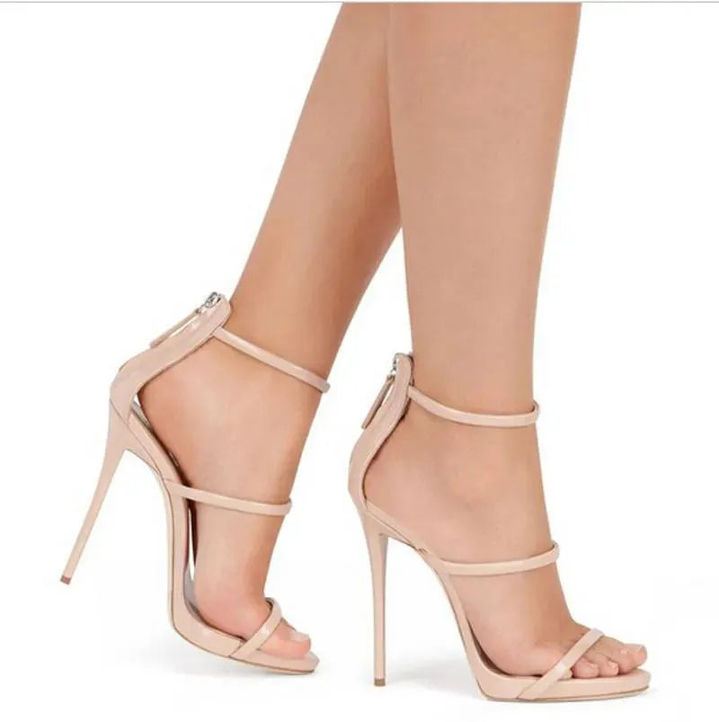 High Heel Strap Sandals - Sandals - LeStyleParfait