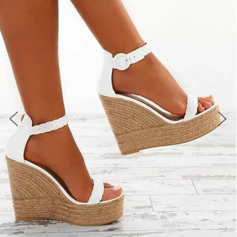 High Heels Wedge Sandals - Wedge Shoes - LeStyleParfait