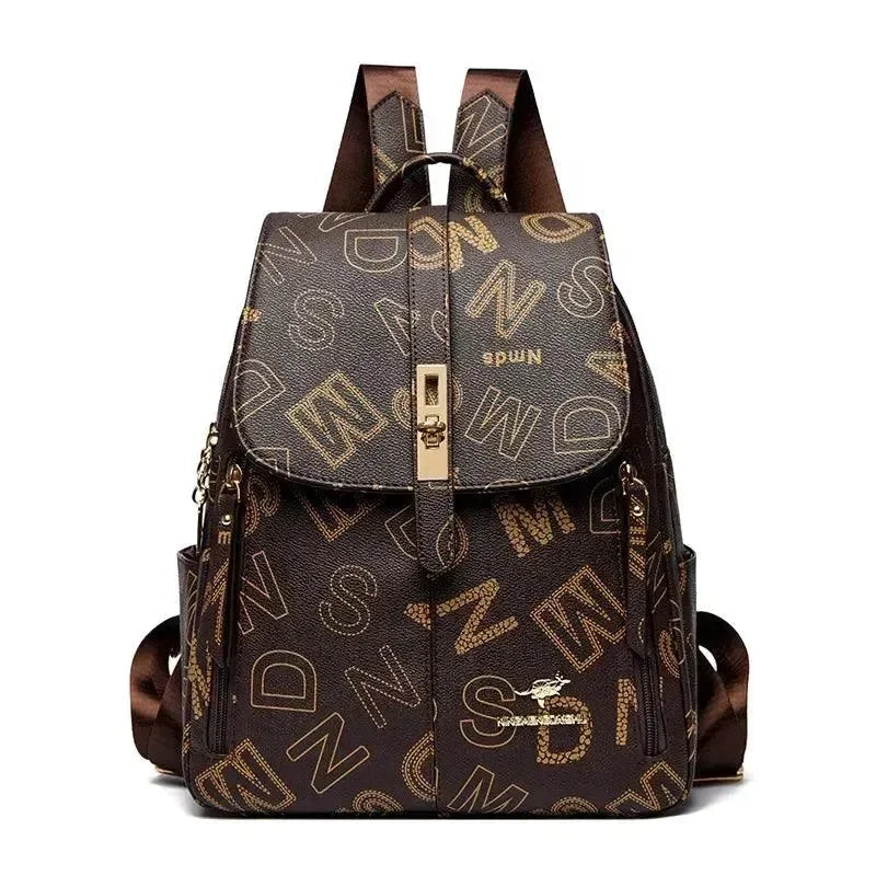 High-Quality Soft Leather Women's Shoulder Backpack - Backpack - LeStyleParfait