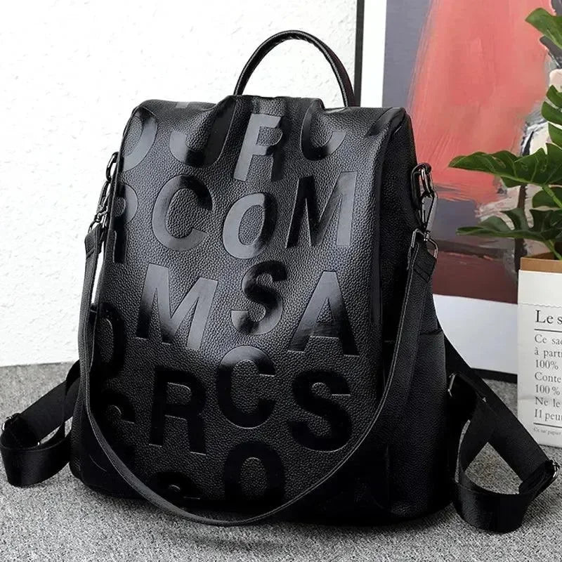 LeStyleParfait Bags Leather Backpack -Backpack