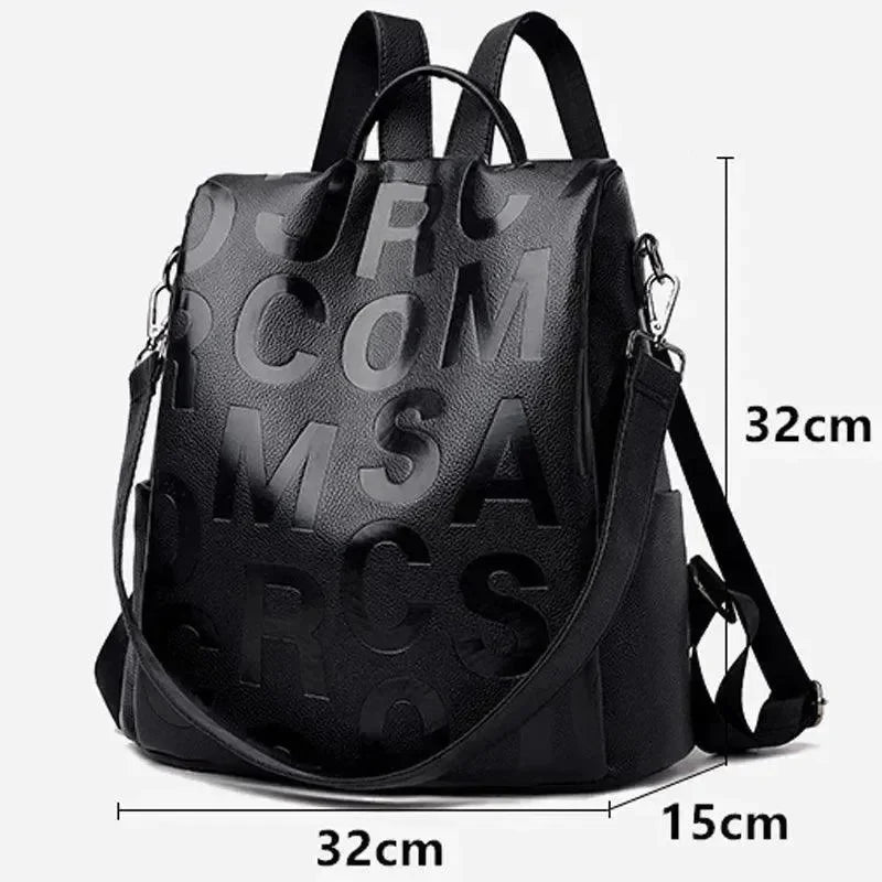 LeStyleParfait Bags Leather Backpack -Backpack