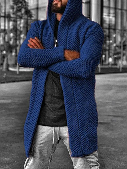 Hooded Men Cardigan Sweater - Cardigan Sweater - LeStyleParfait