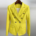 Ibiza Stitched Blazer Women - Casual - Plain-Solid - Double-Breasted Blazer - LeStyleParfait