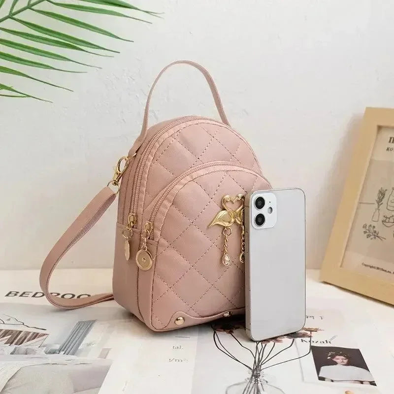 Ins-Style Swan Embroidery Backpack - Backpack - LeStyleParfait