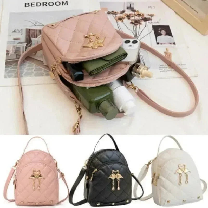 Ins-Style Swan Embroidery Backpack - Backpack - LeStyleParfait