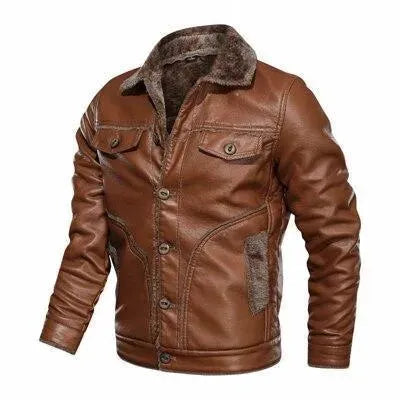 Johny Leather Motorcycle Jacket For Men - Leather Jacket - LeStyleParfait