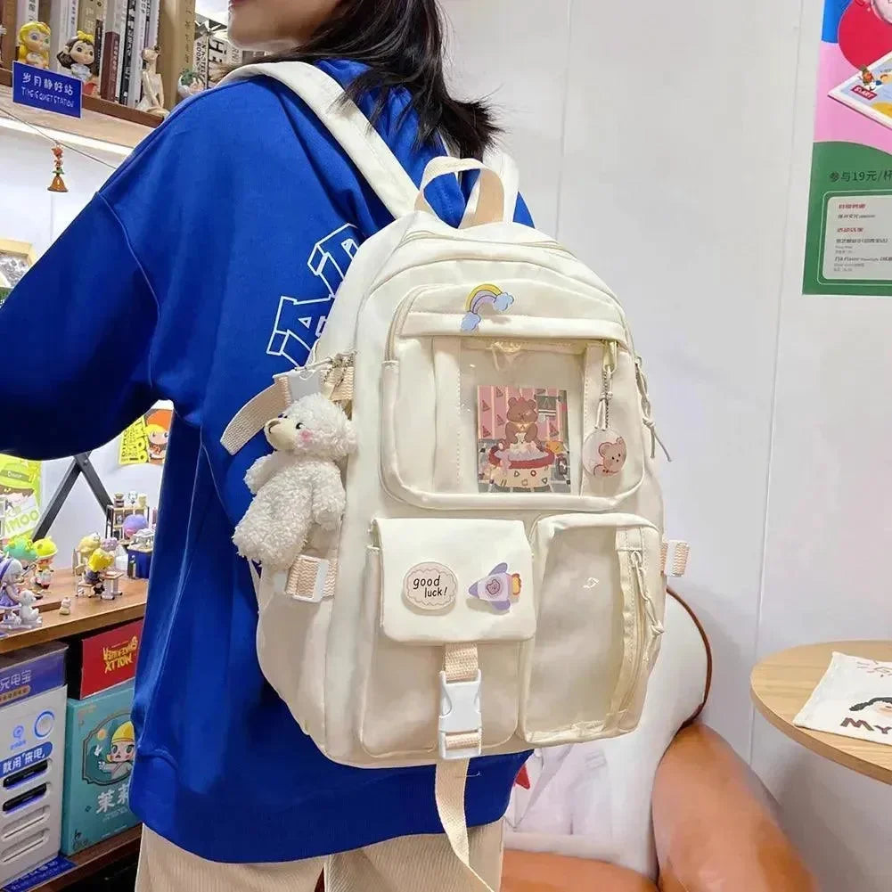Kawaii Transparent Bear Backpack - Backpack - LeStyleParfait