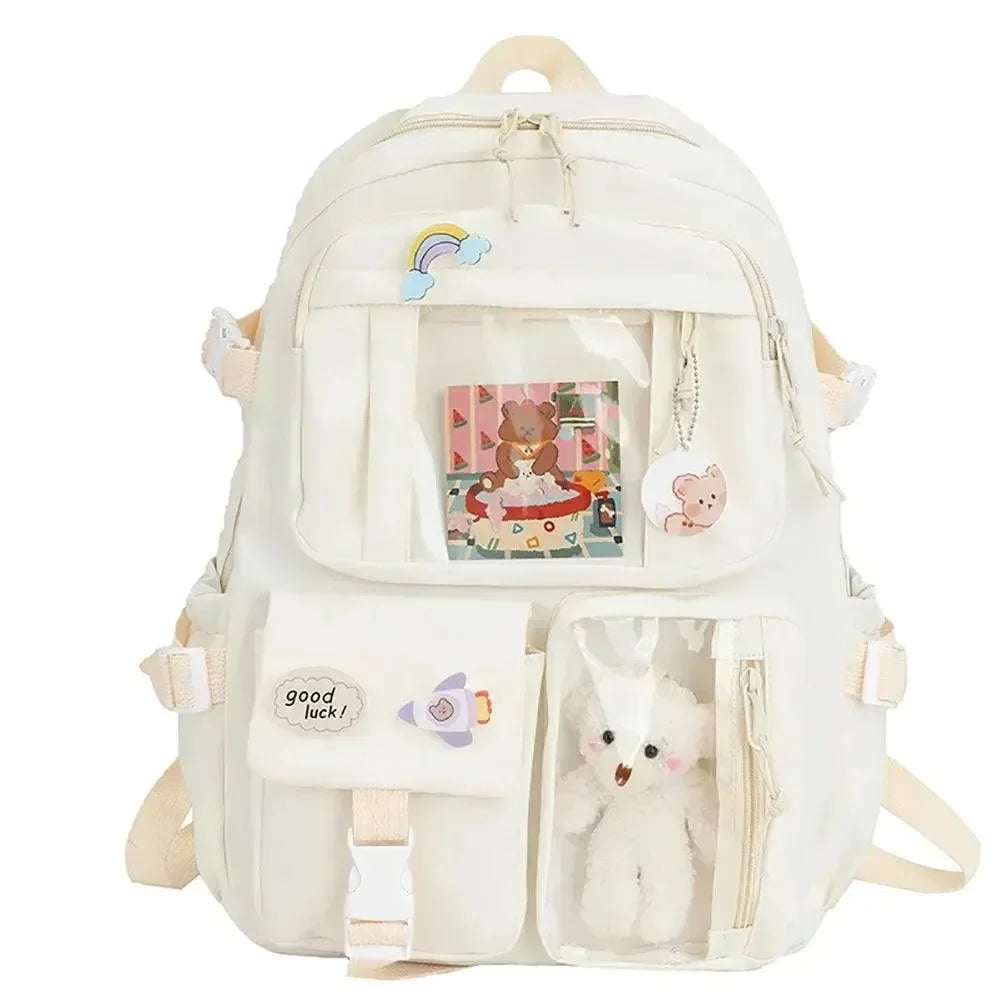 Kawaii Transparent Bear Backpack - Backpack - LeStyleParfait